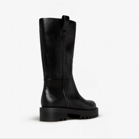 🆕 Chunky Flat Boot in Black 8.5 - Picture 4 of 7